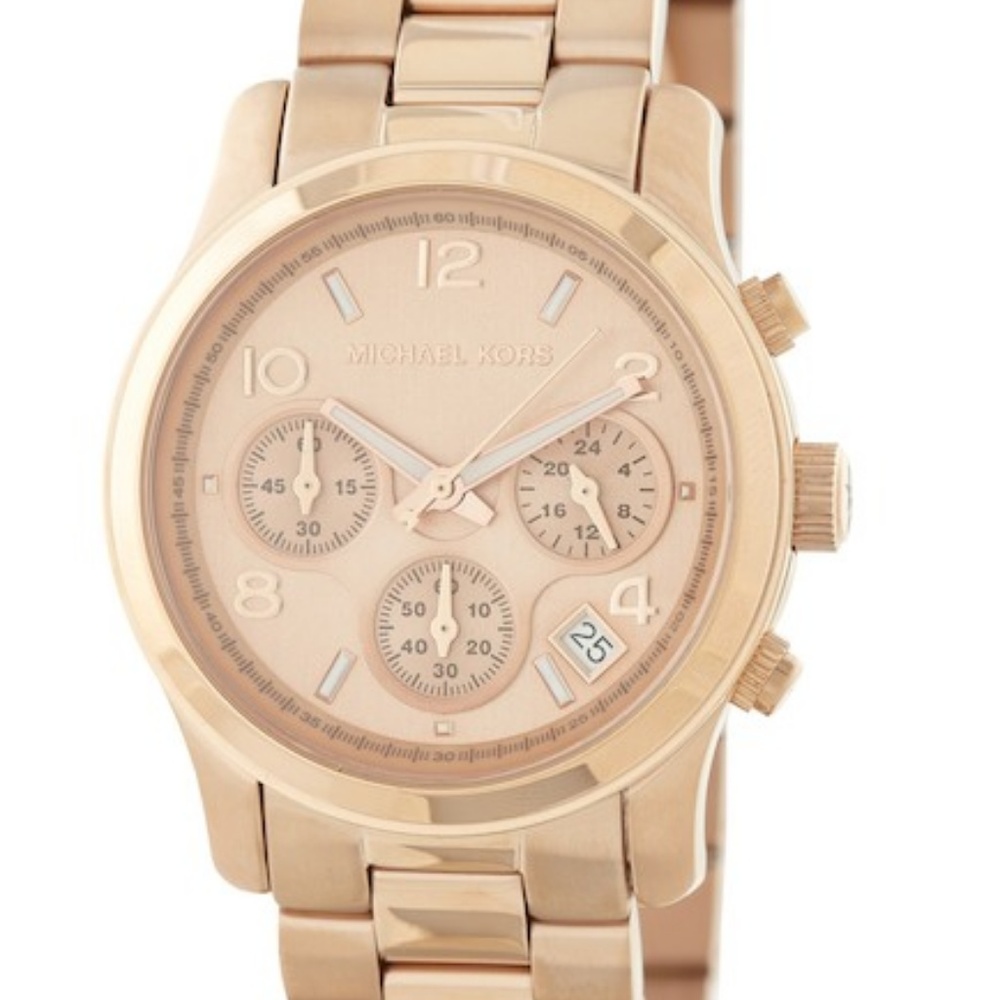 Michael Kors Women’s rose gold chronograph Watch